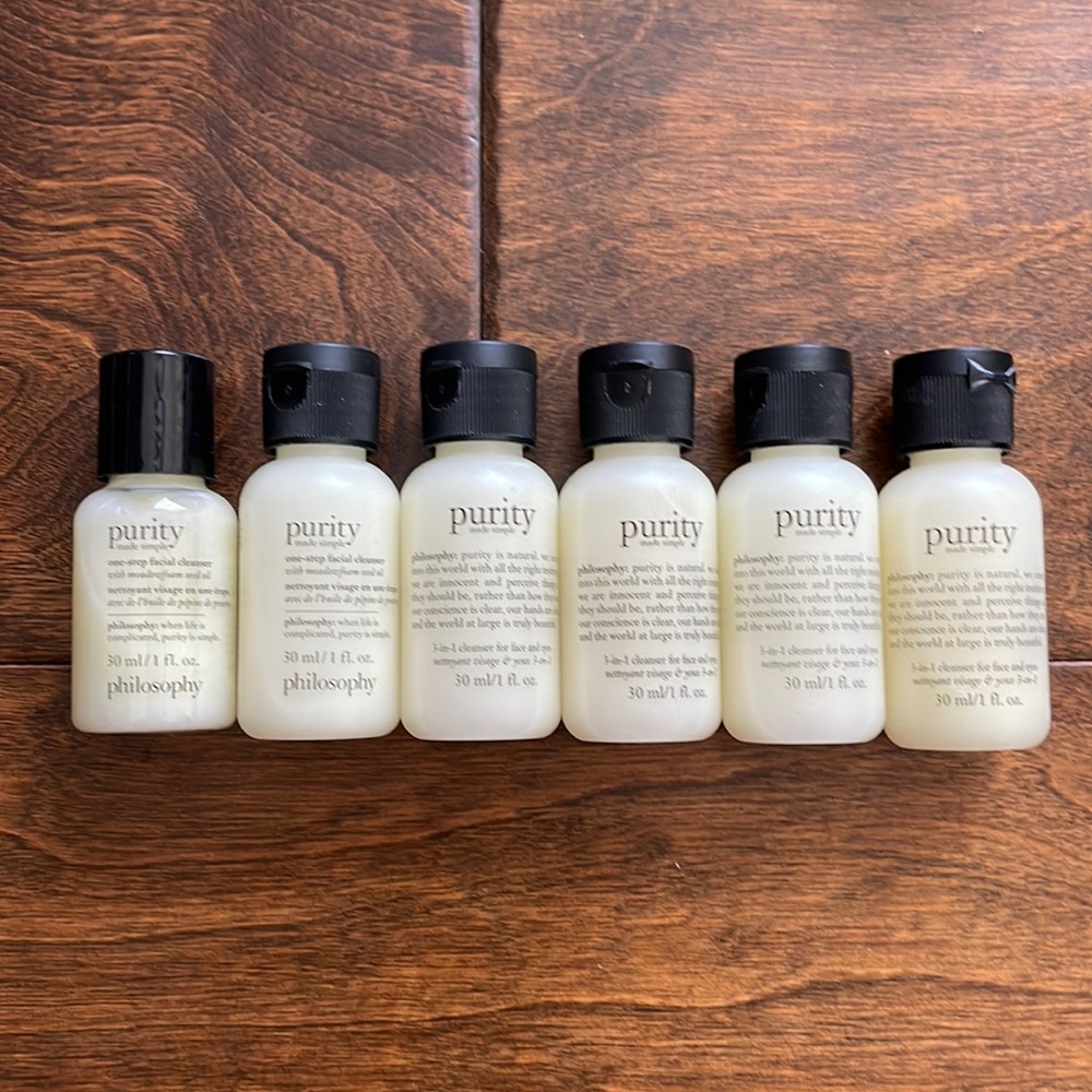 NWOB Philosophy Purity Made Simple 3-in-1 Cleanser for Face & Eyes Deluxe Travel